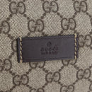 GUCCI GG Supreme Shoulder Bag PVC Beige Gold 201767 Auth am12127V-19