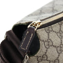 GUCCI GG Supreme Shoulder Bag PVC Beige Gold 201767 Auth am12127V-20
