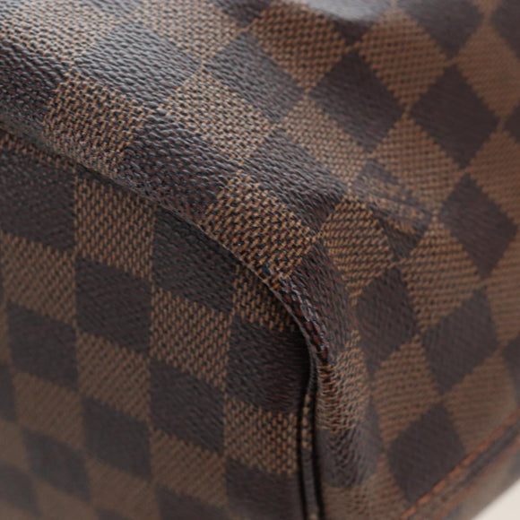 LOUIS VUITTON Damier Ebene Rose valerine Neverfull MM Bag N41603 Auth am12129M