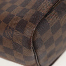 LOUIS VUITTON Damier Ebene Rose valerine Neverfull MM Bag N41603 Auth am12129M-15
