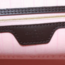 LOUIS VUITTON Damier Ebene Rose valerine Neverfull MM Bag N41603 Auth am12129M-17