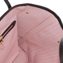 LOUIS VUITTON Damier Ebene Rose valerine Neverfull MM Bag N41603 Auth am12129M-19