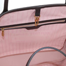 LOUIS VUITTON Damier Ebene Rose valerine Neverfull MM Bag N41603 Auth am12129M-20