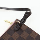 LOUIS VUITTON Damier Ebene Rose valerine Neverfull MM Bag N41603 Auth am12129M-25