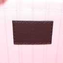 LOUIS VUITTON Damier Ebene Rose valerine Neverfull MM Bag N41603 Auth am12129M-28