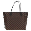 LOUIS VUITTON Damier Ebene Rose valerine Neverfull MM Bag N41603 Auth am12129M-2