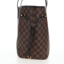 LOUIS VUITTON Damier Ebene Rose valerine Neverfull MM Bag N41603 Auth am12129M-3