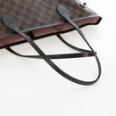 LOUIS VUITTON Damier Ebene Rose valerine Neverfull MM Bag N41603 Auth am12129M-7