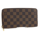 LOUIS VUITTON Damier Ebene Zippy Wallet Long Wallet N41661 LV Auth am12132V-1