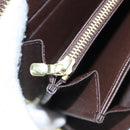 LOUIS VUITTON Damier Ebene Zippy Wallet Long Wallet N41661 LV Auth am12132V-23