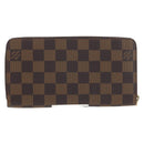 LOUIS VUITTON Damier Ebene Zippy Wallet Long Wallet N41661 LV Auth am12132V-2