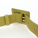 CHANEL Waist bag Caviar Skin Lime Yellow Gold CC Auth am12134V-10