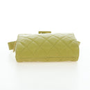 CHANEL Waist bag Caviar Skin Lime Yellow Gold CC Auth am12134V-11