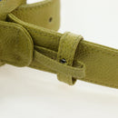 CHANEL Waist bag Caviar Skin Lime Yellow Gold CC Auth am12134V-16