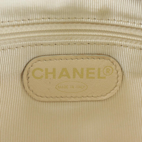 CHANEL Waist bag Caviar Skin Lime Yellow Gold CC Auth am12134V