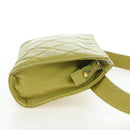 CHANEL Waist bag Caviar Skin Lime Yellow Gold CC Auth am12134V-6