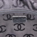 CHANEL Wild Stitch Hand Bag Leather Black CC Auth am12135-17