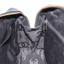 CHANEL Wild Stitch Hand Bag Leather Black CC Auth am12135-20