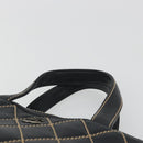 CHANEL Wild Stitch Hand Bag Leather Black CC Auth am12135-8