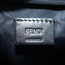 FENDI Zucca Canvas Clutch Bag Black Brown Auth am12138V-15