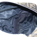 FENDI Zucca Canvas Clutch Bag Black Brown Auth am12138V-19