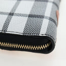 BURBERRY Christine Applique Round Wallet Leather Multicolor Gold Auth am12140V-11
