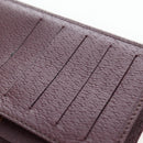 FENDI Zucca Canvas Trifold Wallet Nylon Leather Bordeaux Silver Auth am12141V-23