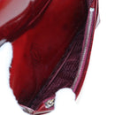CARTIER happy Birthday Long Wallet Patent leather Bordeaux Auth am12142V-22