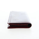 CARTIER happy Birthday Long Wallet Patent leather Bordeaux Auth am12142V-4