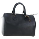 LOUIS VUITTON Epi Speedy 25 Hand Bag Black M59042 LV Auth am12144V-1