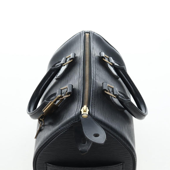 LOUIS VUITTON Epi Speedy 25 Hand Bag Black M59042 LV Auth am12144V