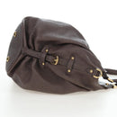 LOUIS VUITTON Monogram Punching Mahina XL Bag Leather Brown M95714 Auth am12145V-4