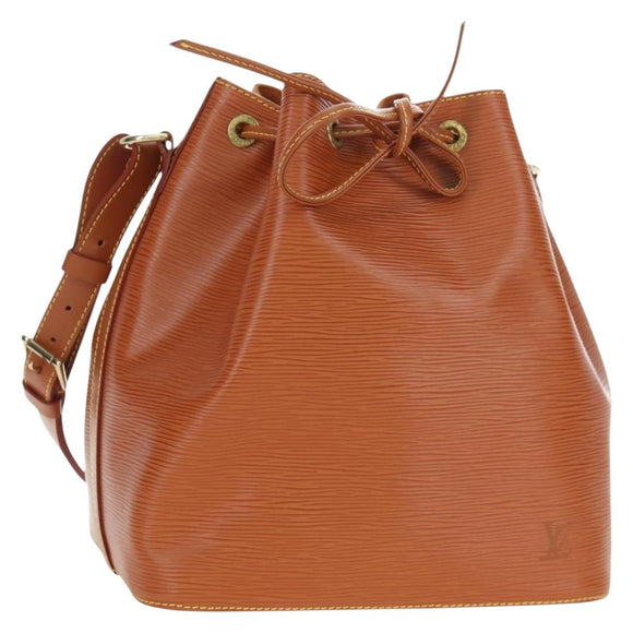 LOUIS VUITTON Epi Petit Noe Shoulder Bag Zipangu Gold M44108 LV Auth am12147V