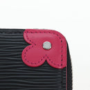 LOUIS VUITTON Epi Portefeuille Clemence Long Wallet Black M62968 Auth am12154M-17
