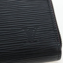 LOUIS VUITTON Epi Portefeuille Clemence Long Wallet Black M62968 Auth am12154M-18