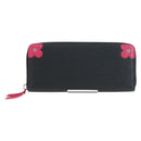 LOUIS VUITTON Epi Portefeuille Clemence Long Wallet Black M62968 Auth am12154M-13
