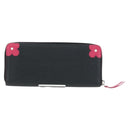 LOUIS VUITTON Epi Portefeuille Clemence Long Wallet Black M62968 Auth am12154M-2