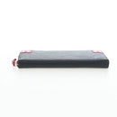 LOUIS VUITTON Epi Portefeuille Clemence Long Wallet Black M62968 Auth am12154M-6