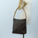 LOUIS VUITTON Monogram Looping GM Shoulder Bag M51145 LV Auth am12156V-25