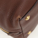 PRADA Shoulder Bag Taurillon Clemence Brown Gold Auth am12161V-10