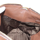 PRADA Shoulder Bag Taurillon Clemence Brown Gold Auth am12161V-18