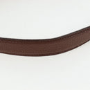 PRADA Shoulder Bag Taurillon Clemence Brown Gold Auth am12161V-7
