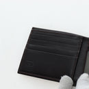 FENDI Zucca Canvas Bifold Wallet Black Brown Auth am12162V-13