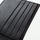 FENDI Zucca Canvas Bifold Wallet Black Brown Auth am12162V-15