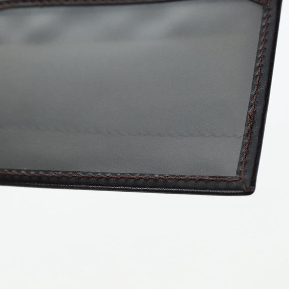 FENDI Zucca Canvas Bifold Wallet Black Brown Auth am12162V