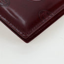 CARTIER Happy Birthday Note Cover Patent leather Bordeaux Gold Auth am12165V-12
