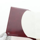 CARTIER Happy Birthday Note Cover Patent leather Bordeaux Gold Auth am12165V-16