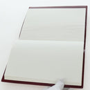 CARTIER Happy Birthday Note Cover Patent leather Bordeaux Gold Auth am12165V-22