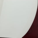 CARTIER Happy Birthday Note Cover Patent leather Bordeaux Gold Auth am12165V-26