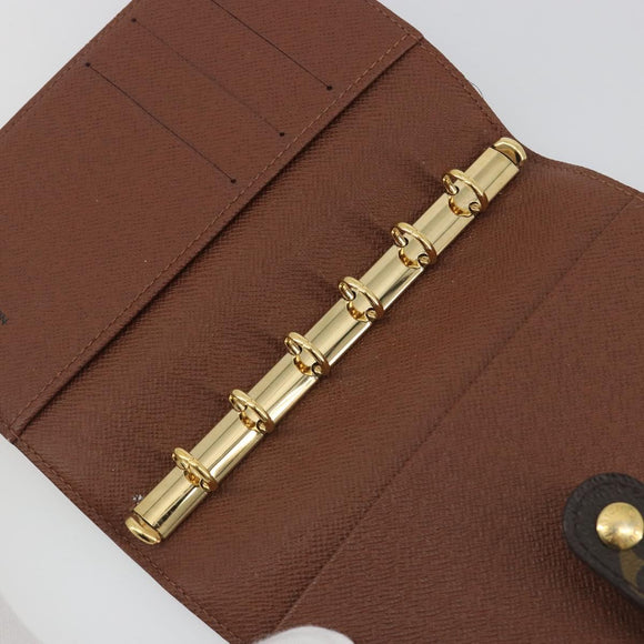 LOUIS VUITTON Monogram Agenda PM Day Planner Cover R20005 LV Auth am12167A